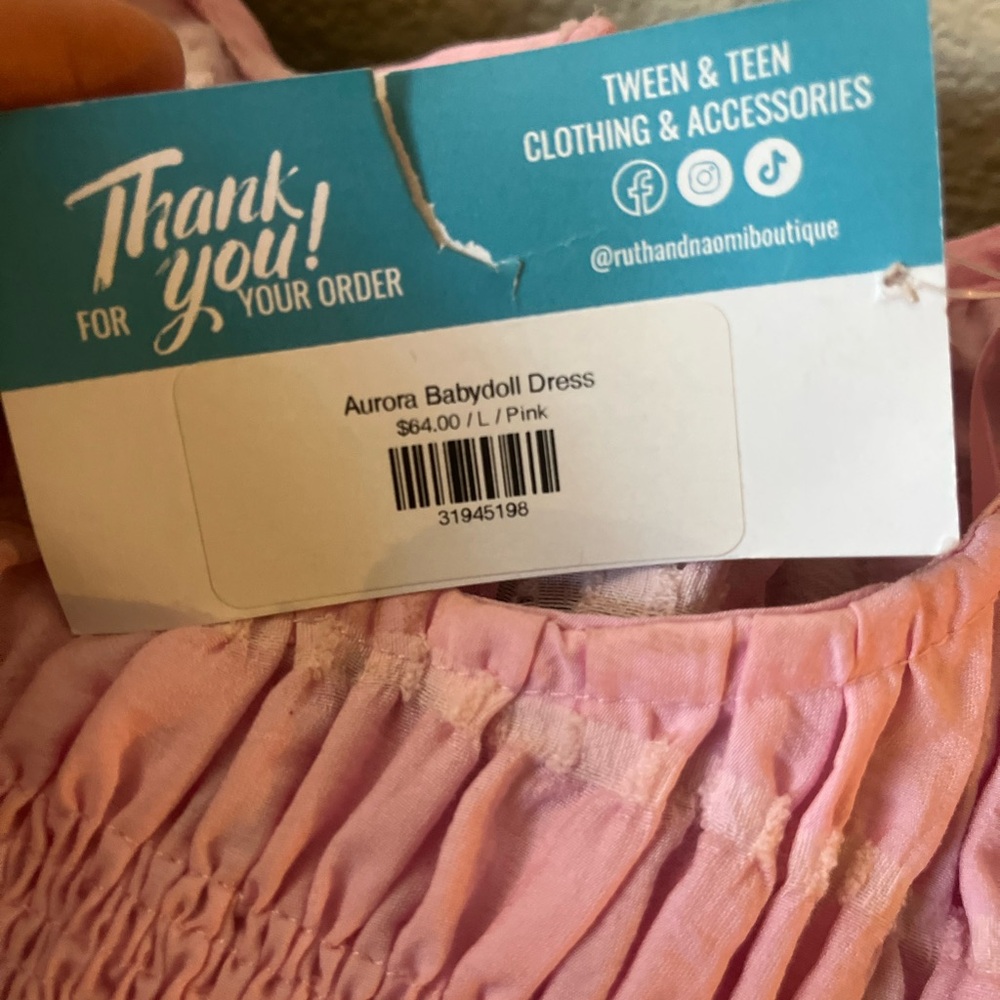 Pink Ruffled Dress - Picture 4 of 10